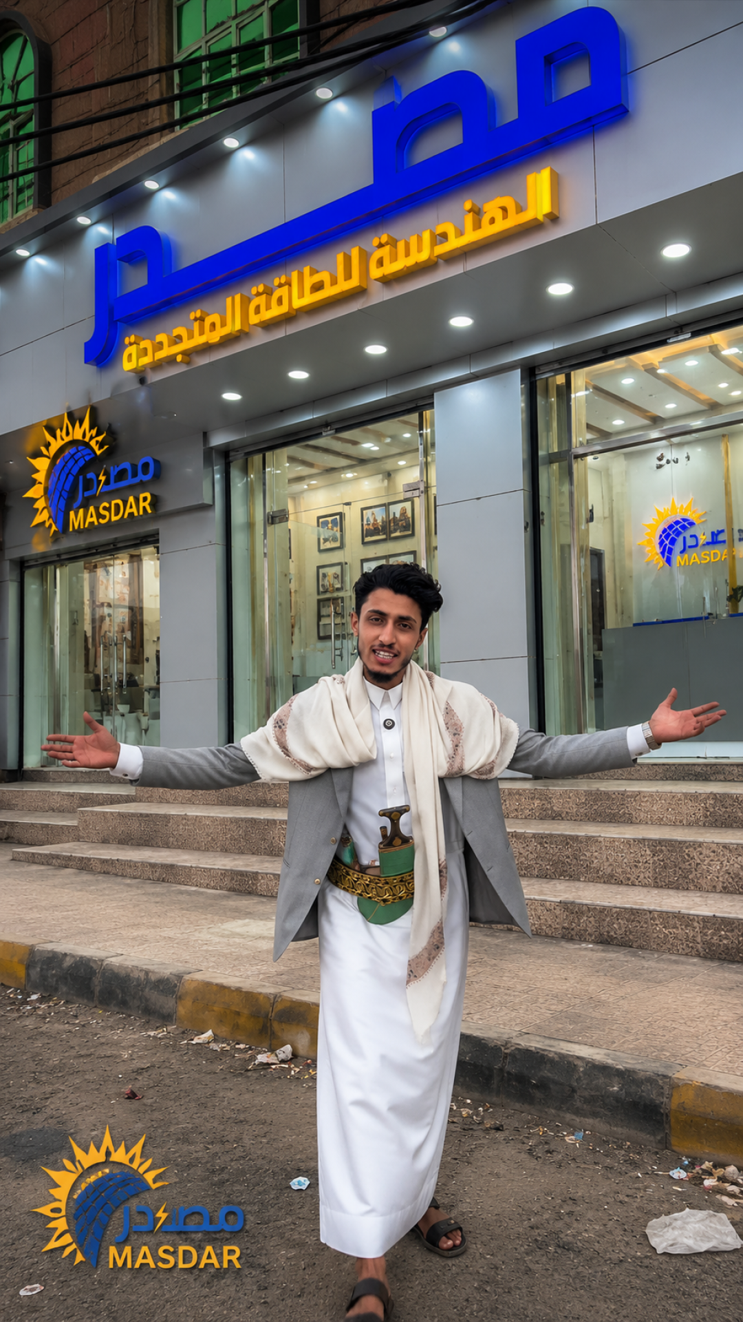 الإعلامي القدير إبراهيم الخولاني يشيد بعراقة إدارة ومشاريع مصدر الهندسة للطاقة المتجددة باليمن