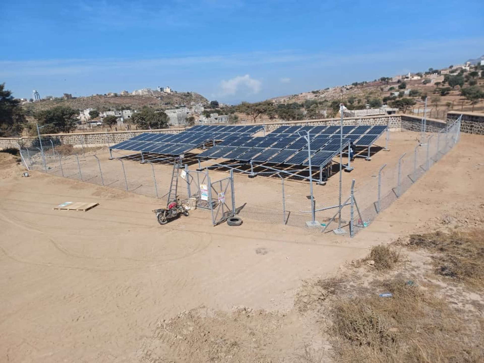 Supply, Installation, Testing, and Commissioning of solar pumping system with a capacity of 35.2kw to Alsamen Well, Taiz Governorate(Well Code: TAZ-B)